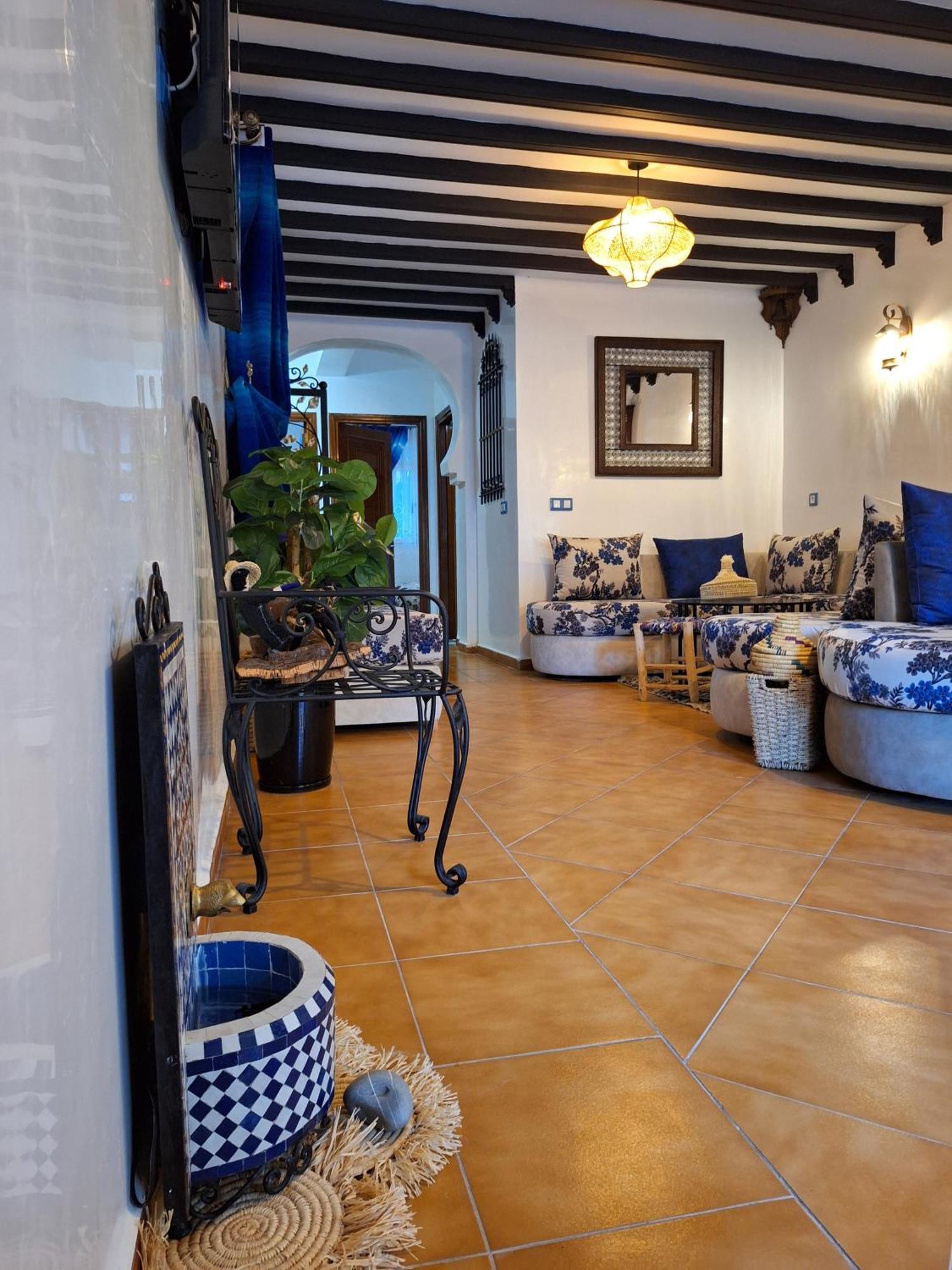 Apartmán Casa Ras El Maa Šafšawán Exteriér fotografie